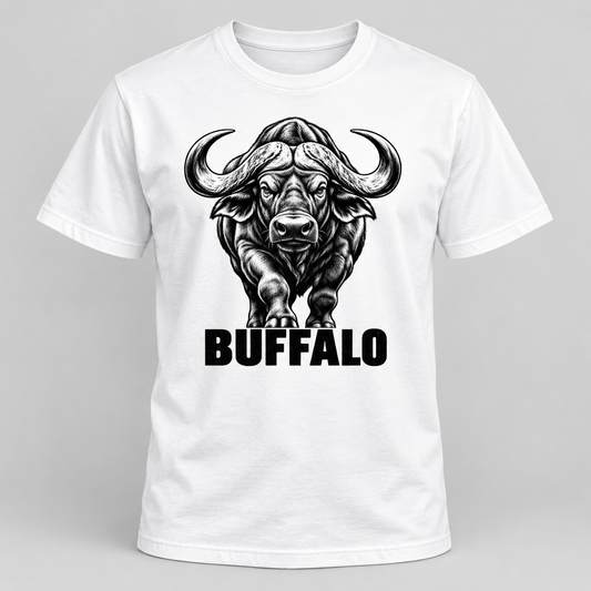 Buffalo - Bold Wild graphic T-shirt on white