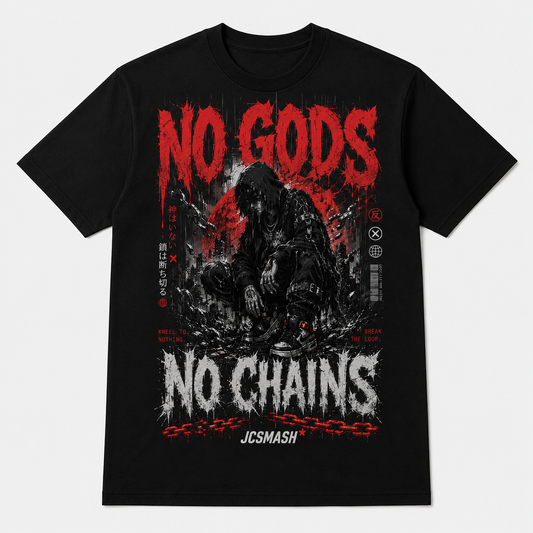 Anime Graphic graphic T-shirt on black
