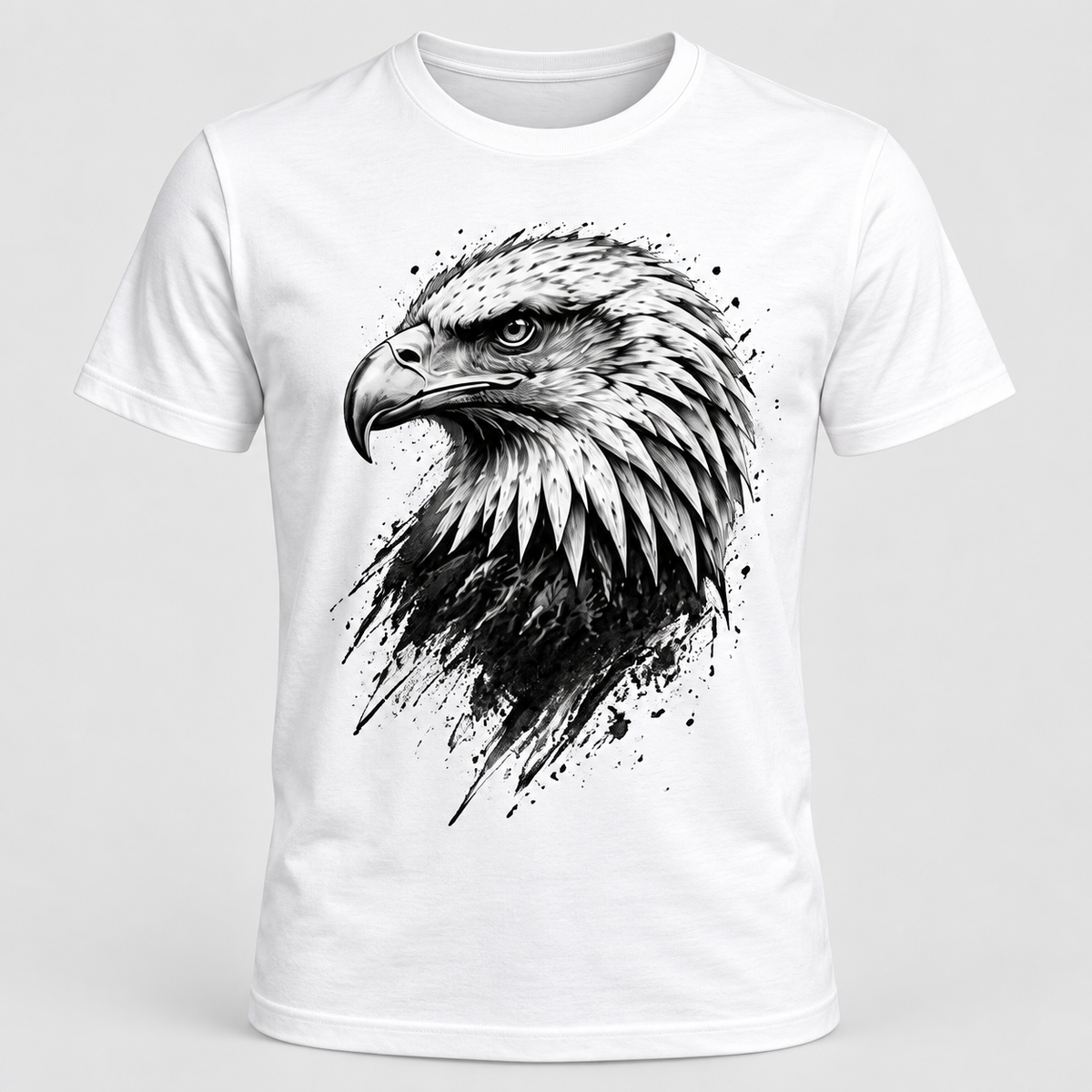 Eagle - Ink Strike graphic T-shirt on white